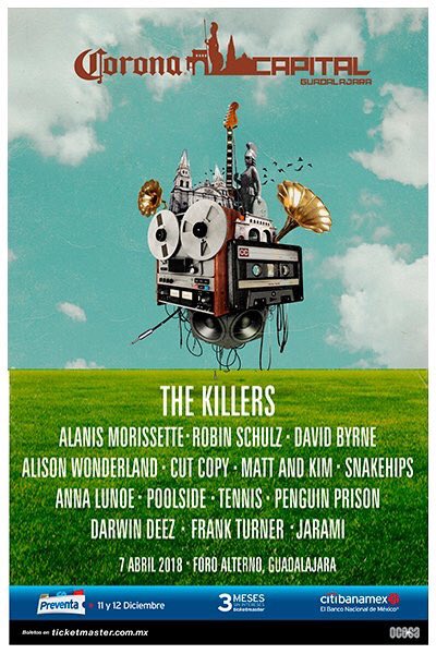 RockNPress's tweet photo. ¡@thekillers encabezan la primera edición de @CoronaCapitalGD! #CoronaCapitalGDL https://t.co/kBlzrV7GQg