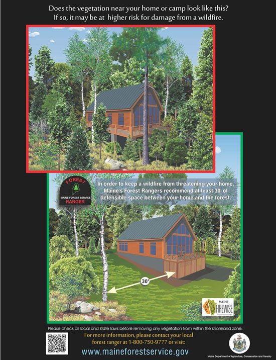 Maine Forest Rangers, in cooperation with the Bar Harbor Fire Department and Acadia National Park, have completed 83 Home Wildfire Risk Assessments in the town of Bar Harbor. These assessments will be used to create a Community Wildfire Protection Plan. #Firewise