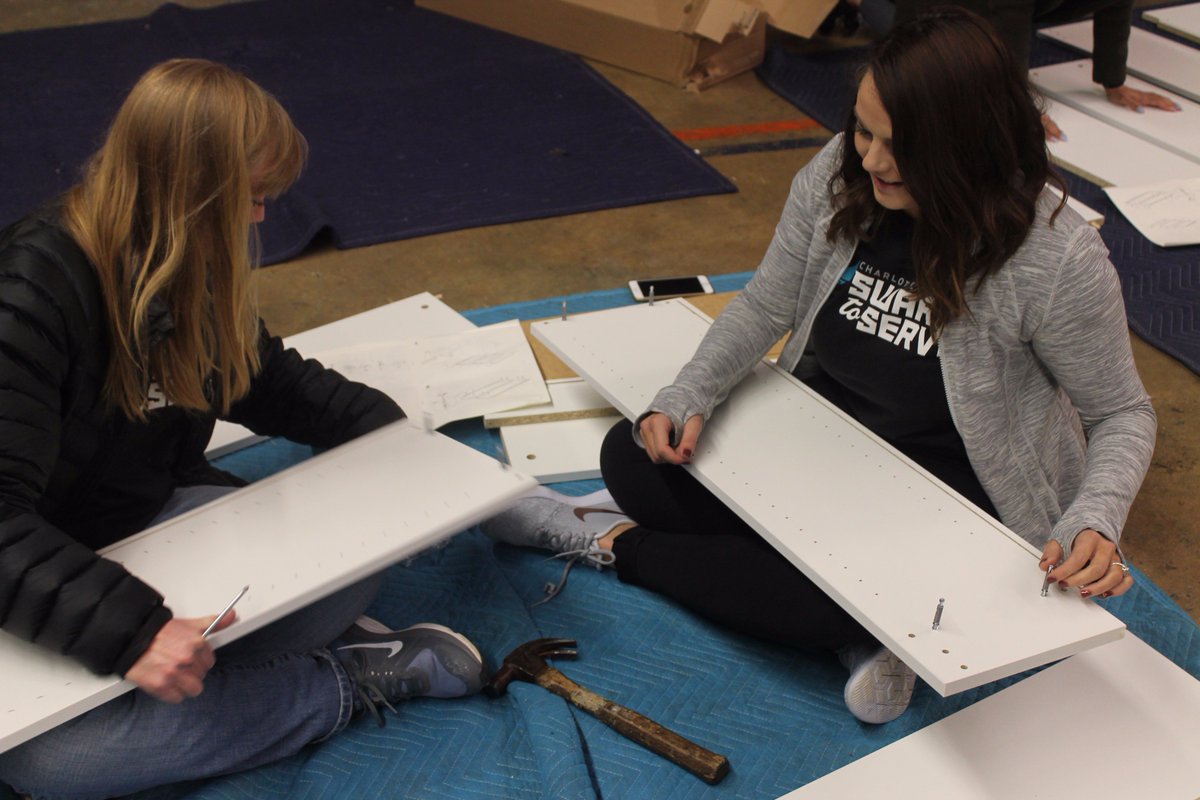 Charlotte Hornets Community (@hornetcommunity) on Twitter photo To celebrate the #SeasonOfGiving, <a href="/hornets/">Charlotte Hornets</a> staff volunteered with <a href="/bedsforkids/">Beds for Kids</a> this morning and joined their mission of #furnishingfutures. It was #DeliveryDay for several families throughout Charlotte and we loved getting to help out! #SwarmtoServe To celebrate the #SeasonOfGiving, <a href="/hornets/">Charlotte Hornets</a> staff volunteered with <a href="/bedsforkids/">Beds for Kids</a> this morning and joined their mission of #furnishingfutures. It was #DeliveryDay for several families throughout Charlotte and we loved getting to help out! #SwarmtoServe