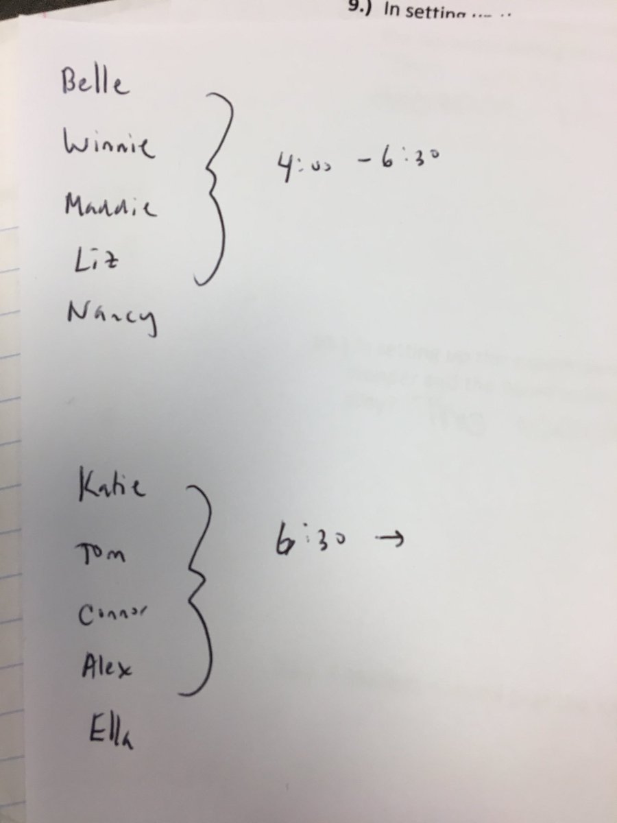 TroyMathHS's tweet photo. Hey everyone!! Don’t forget math honor society concession stand tomorrow!!! This is the list for who is working and when. Those who work at 6:30 please arrive at 6:15!! https://t.co/bZn1NMYBQo