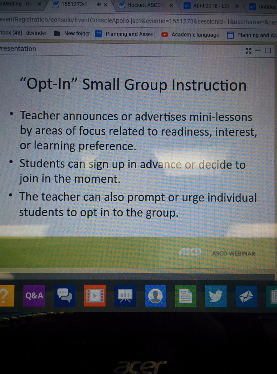 devinderpg's tweet photo. #upgradeDI Student voice in flexible grouping. https://t.co/WNR7eJSiOu