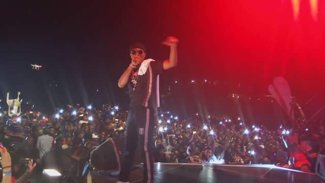 Image result for wizkid concert uganda 2017on stage