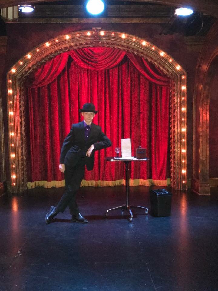 magicmom22's tweet photo. @Astocktonmagic getting ready to perform at @Chi_MagicLounge just about a year ago.  Here’s to hoping that he will be selected to have a meet and greet with fellow magician @ActuallyNPH tomorrow night #nphanderson #nphandersons #pleasemakedreamscometrue https://t.co/rHlTSW98Yy