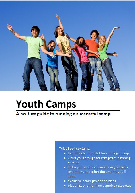 Looking for a good Christmas gift? What about our eBook on Youth Camps? Only $5 at ideasforcamp.com