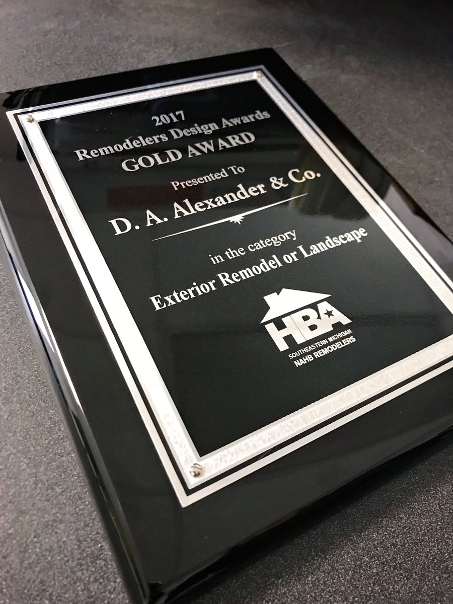 DAAlexanderCo's tweet photo. HBA Awards Banquet | Platinum Sponsor & Gold Award honoree ๐ณ๐๏ธ๐ฒ
#DAAlexander #BuildersBestFriend #loveyourlandscape #HBA #homebuildersassociation #michiganbuilders #professionalbuilders #detroitbuilders #customlandscaping #award #landscape #customhome #outdoorliving https://t.co/54XQX0Z1iE