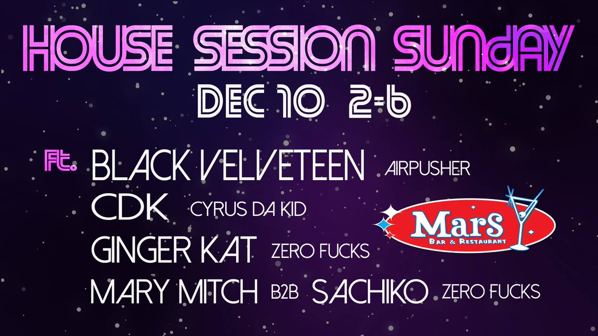 TheCyDaKid's tweet photo. I'll be spinning some funky house on Sunday for you all to dance out to - come by #MarsBarSF on Sunday for some funky grooves! https://t.co/hejSr0mTiw