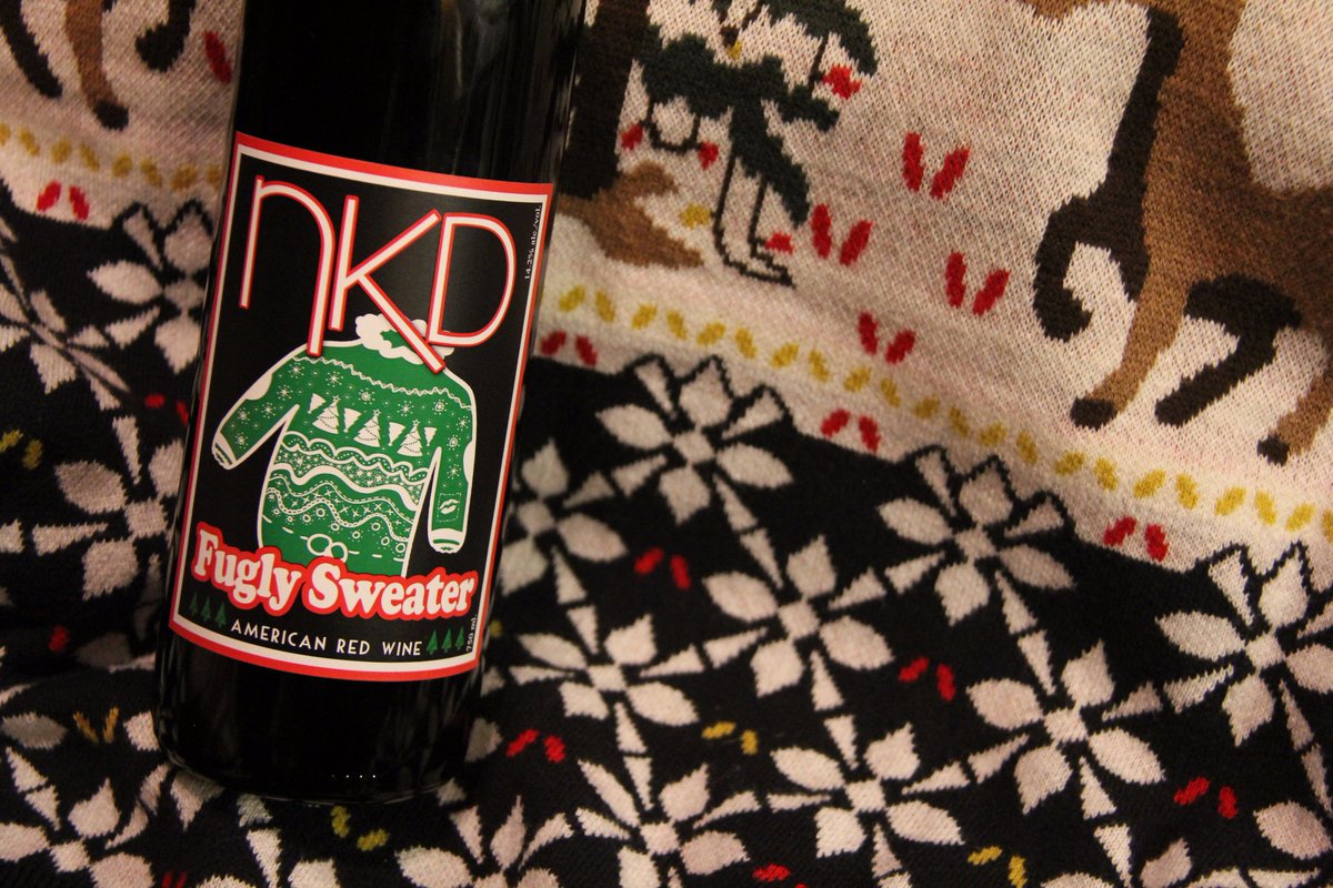 nkdwine's tweet photo. Watching #holidaybakingchampionship all weekend, drinking Fugly Sweater. #HappyHolidays #winetime https://t.co/QAtAhuOrSr