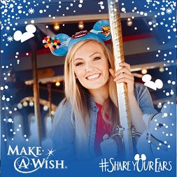 MakeAWishPHL's tweet photo. Show off your holiday spirit by updating your Facebook profile picture with the #ShareYourEars frame! For every profile picture change thru 12/25, @DisneyParks will donate $5 to @MakeAWish up to $1M. https://t.co/100zahV6DC