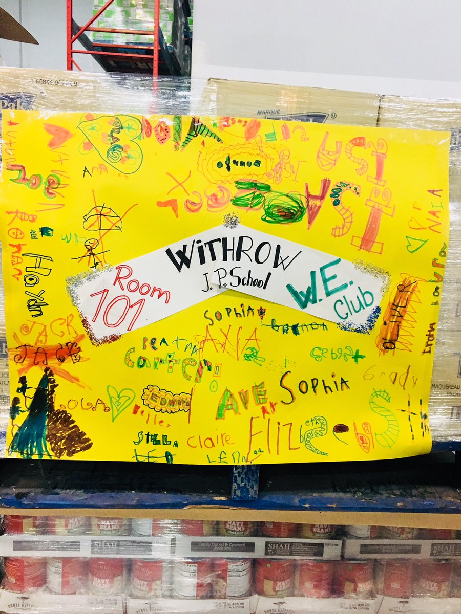DunyaHarvest's tweet photo. We ❤️ our community! Happy to work with the local elementary school @TDSB_Withrow on their food drive! We happily donated 5000 cans to the cause. @eastviewcentre @jenniferstoryTO #weclub https://t.co/zZPuEI0Eav