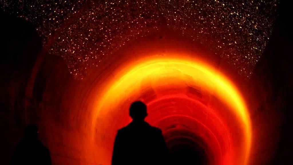 captive_co's tweet photo. You know what happens when you bring six projectors and some lights into an overflow tunnel 75ft beneath the city of Austin, TX? Magic. Magic is what happens. .
.
.
#projectionmapping #projection #lighting #lightingdesign #experiential #immersive #immers… https://t.co/MSVqEy8dXh https://t.co/gKWPHjGir5