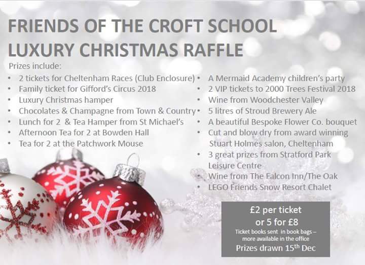 FOTCSpainswick's tweet photo. Huge thanks to these lovely businesses for donating such an amazing stash for our #LuxuryChristmasRaffle! @CheltenhamRaces @giffordscircus @St_Michaels_PW @PainswickMouse @TheOakPainswick @falconpainswick @MermaidAcademy1 @bespokeflowerco @2000trees @WoodchesterVV @StroudBrewery https://t.co/OWDzjjcKaQ