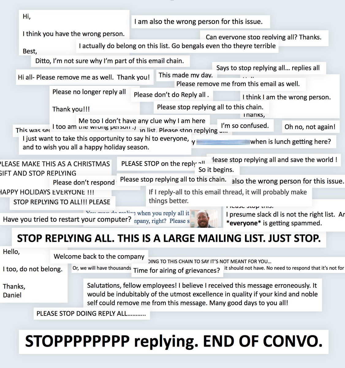 yohodesign's tweet image. When you reply all to thousands of people. @replyall @PJVogt @abexlumberg @AGoldmund