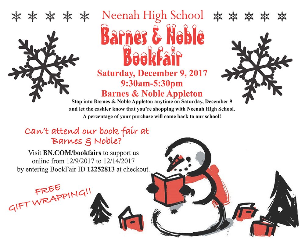 Neenah Joint Schools On Twitter Stop At Barnes Noble In