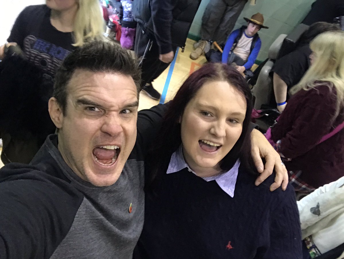 lauren_lfc's tweet photo. These have to be the best pics from the comic con Eddie your such an amazing man never Hurd of you before but you was such a lovely person down to earth and had time for anyone, ps you take the best selfies #welshcomiccon @EddieMcClintock https://t.co/hZMo0LTy6H