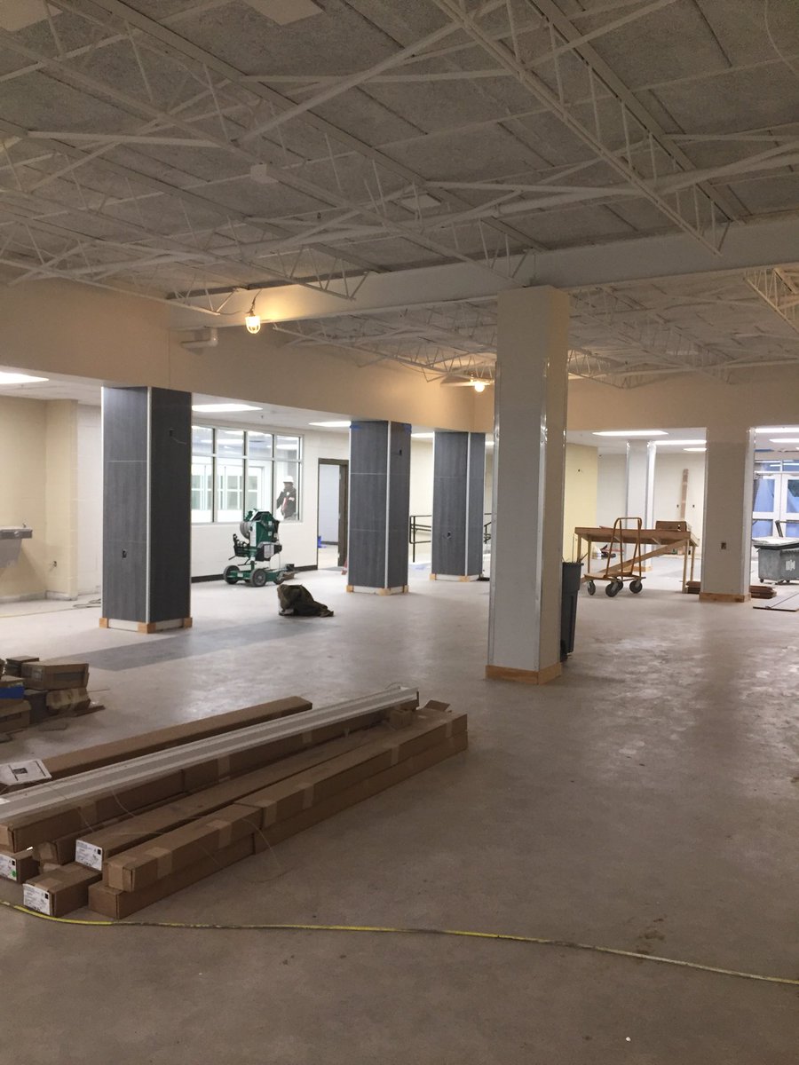 The new student center is coming right along!