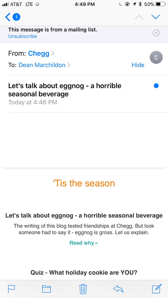 DeanMarchildon's tweet photo. It is actually a wonderful beverage I don’t need this negativity in my inbox https://t.co/anqIzrSv1c