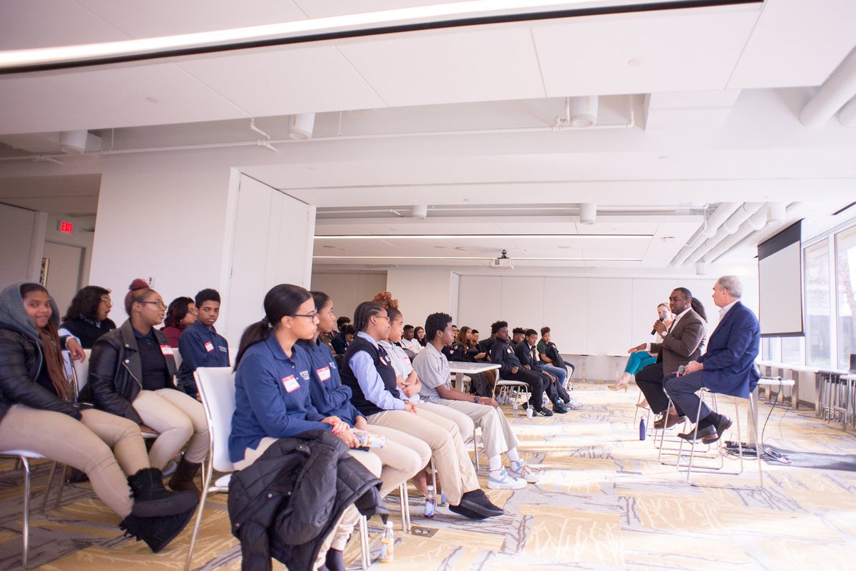NAFCareerAcads's tweet photo. Richard Marriott welcomed and inspired NAF students at @MarriottIntl HQ on a #worksitetour. Senior executives from different areas within Marriott shared personal success stories, which reminded students that they too have the potential to be successful. #BeFutureReady https://t.co/4PTOC0mGpP