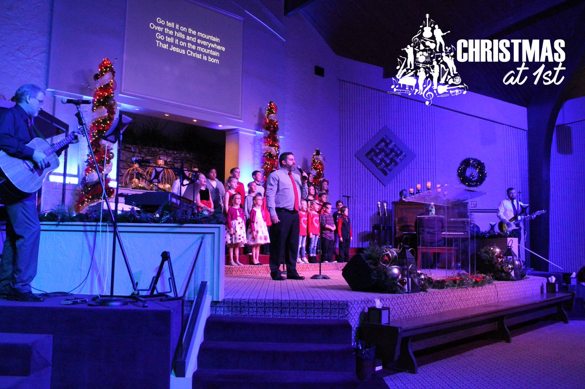 muldrowag's tweet photo. “Christmas at 1st” continues this Sunday at 10:45 AM!  #muldrowag #christmasatfirst https://t.co/Sg4A0JKODH