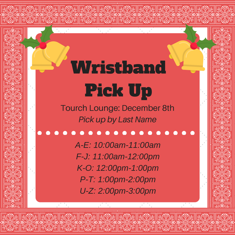 COCUD's tweet photo. T-1 until Christmas on Campus!  Come pick up your wristband for your buddy tomorrow! https://t.co/lYSgNGkQhD