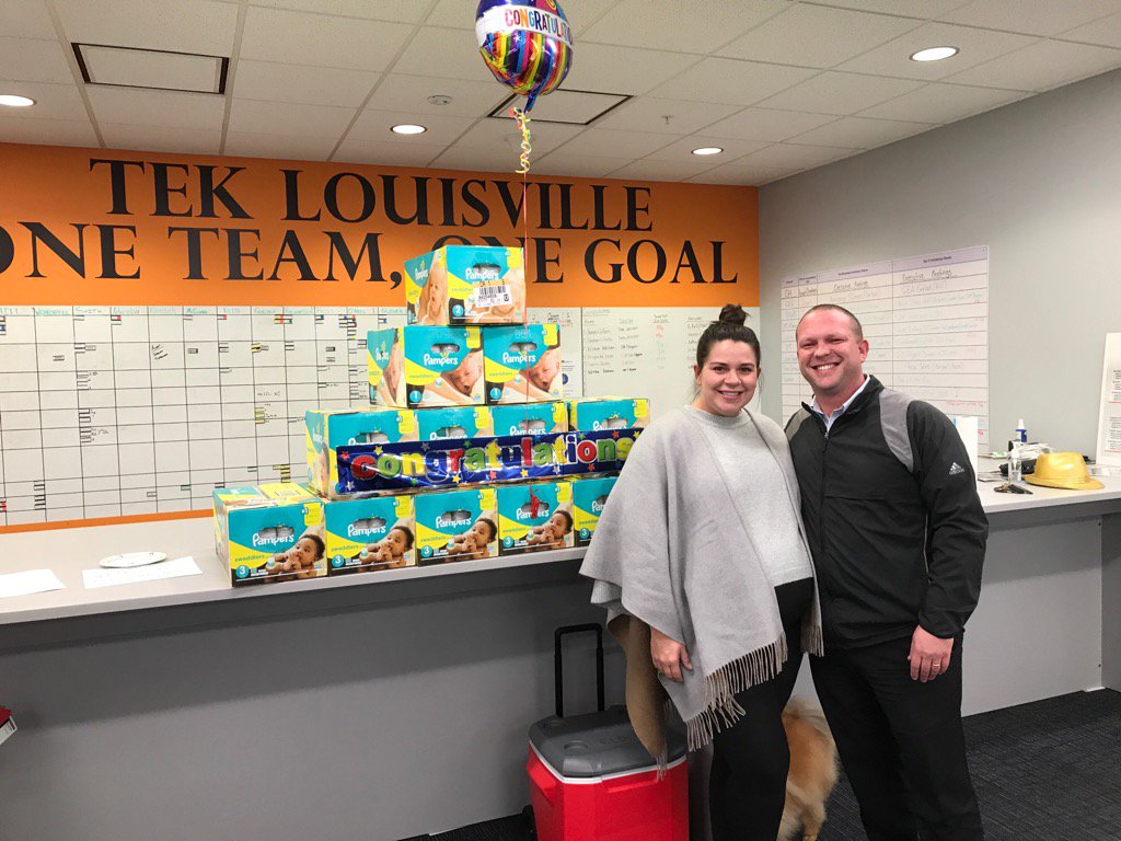 Congratulations to @BGatTEK  Brandon Gilmore.  Getting him ready for baby #1.  Life's about to change for the better!