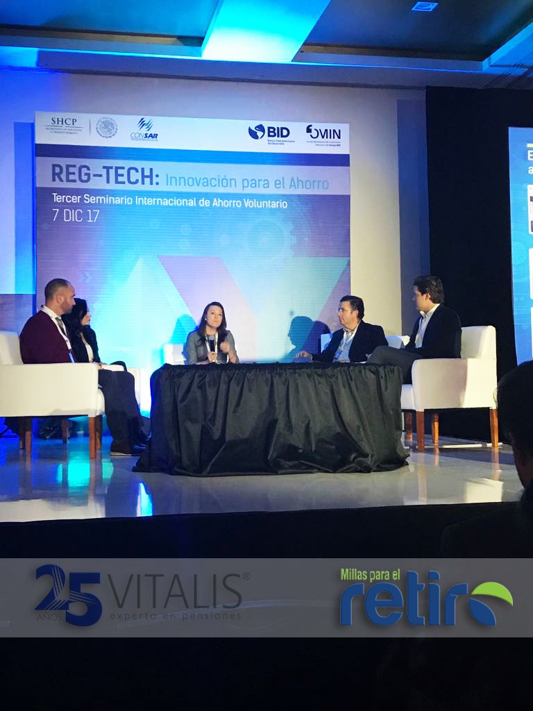 wearevitalis's tweet photo. Jorge López, socio fundador de VITALIS y CEO de Millas para el Retiro, hablando sobre Millas para el Retiro, una herramienta para facilitar el ahorro voluntario. 💰💰#REGTECH @CONSAR_mx @ActJorgeLopez https://t.co/zJK0tixK4M