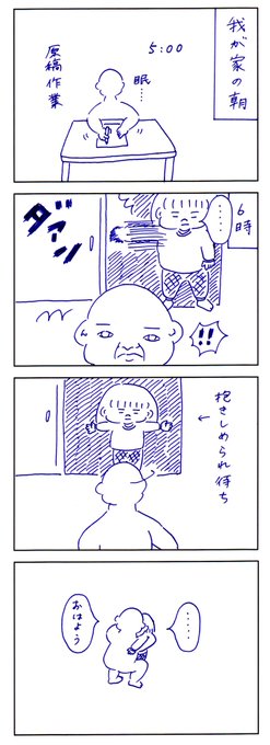 朝の流れ 