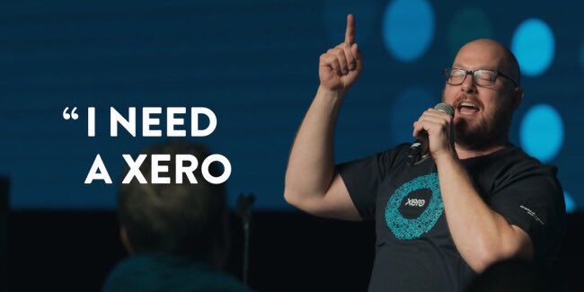 A classic act from the #Xerocon MC <a href="/gregkyte/">Greg Kyte, CPA</a> #bestmc