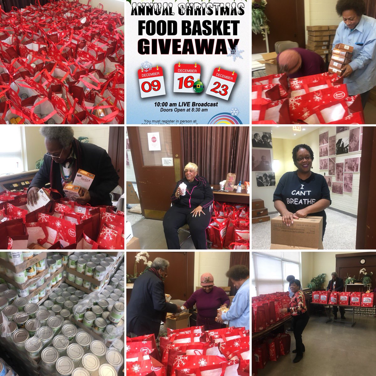 RPCoalition's tweet photo. Day 2! A BIG THANK YOU to all the #Volunteers for helping assemble 200 gift baskets today! Thank you to #HelenWarren for organizing the volunteers.Thank you again to @TedraSmith3 for making sure every basket included all the fixings for families. We are ready! Spread the word! https://t.co/5He8I4jix6