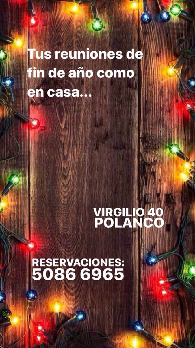 Ya tienen donde celebrar ? 💃
Reservaciones: ☎️5086 6965
Virgilio 40 @PolancoDFmx 
#cdmx #mexico <a href="/OpenTable/">OpenTable</a>