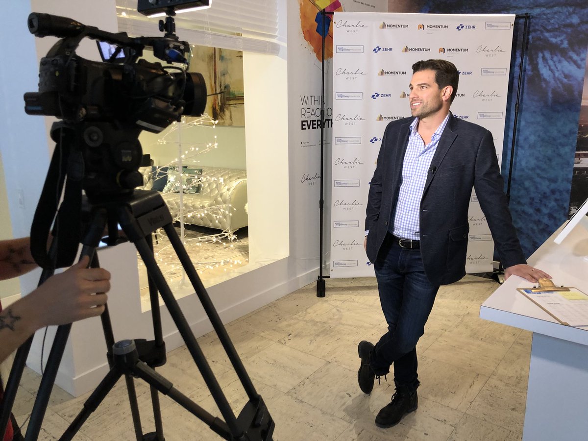 Catch me on <a href="/CTVKitchener/">CTV Kitchener</a> tonight at 6pm. We’re live from <a href="/CWCondos/">Charlie West</a>  🙂 #MeetCharlieWest