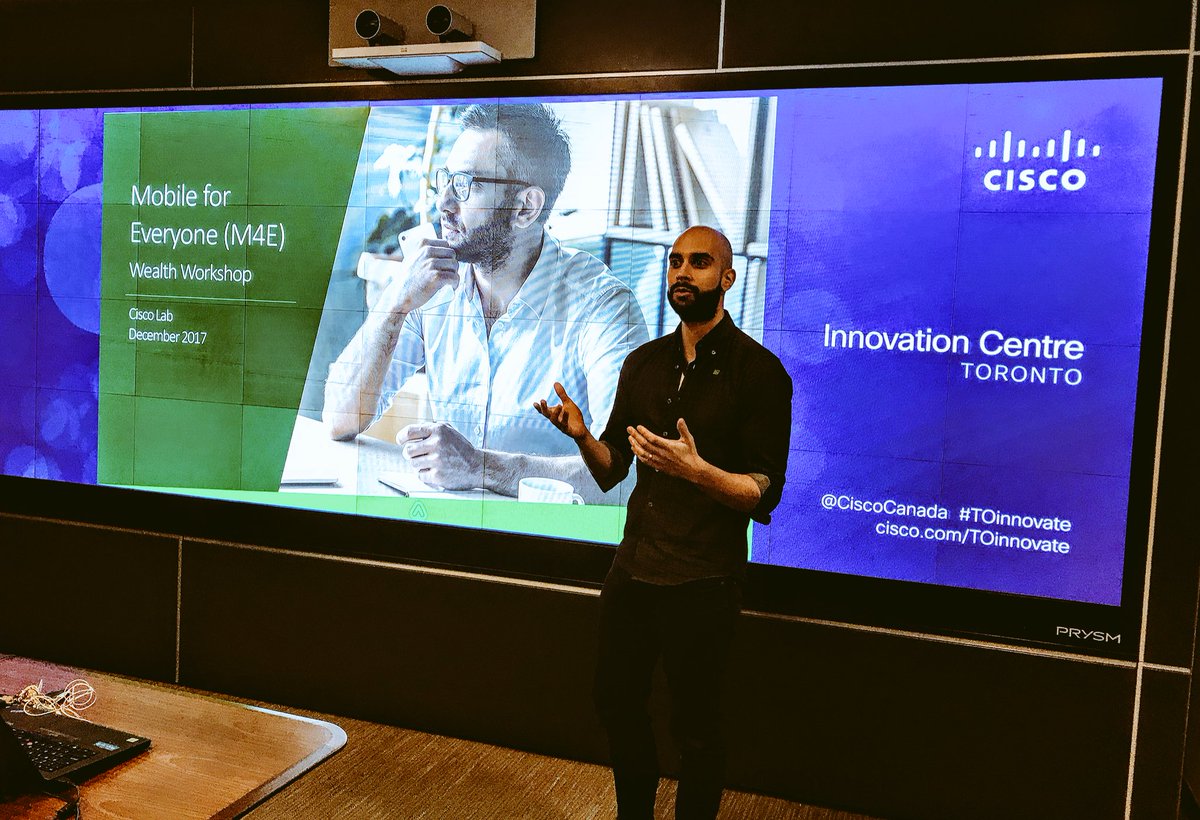 Spent the past 3 days facilitating a mobile app workshop at <a href="/CiscoCanada/">Cisco Canada 🇨🇦</a> w/ TD Wealth colleagues! We had a blast brainstorming how mobile can better processes that will benefit the client experience. 👍🏽