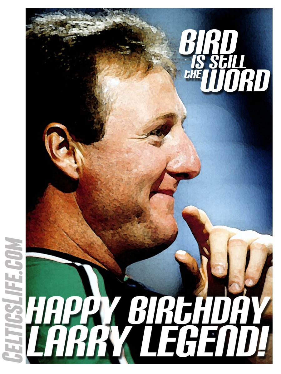 Rt : CelticsLife: Happy 61st Birthday Larry Bird:  