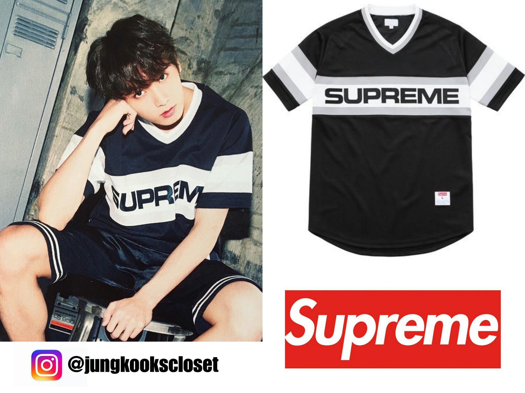 supreme baseball jersey