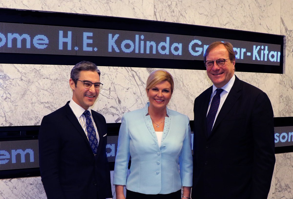 DamonMacWilson's tweet photo. .@FredKempe &amp; @DamonMacWilson welcome @KolindaGK to @AtlanticCouncil HQ for strategy session on #3Seas https://t.co/0zJKt5Wkr7