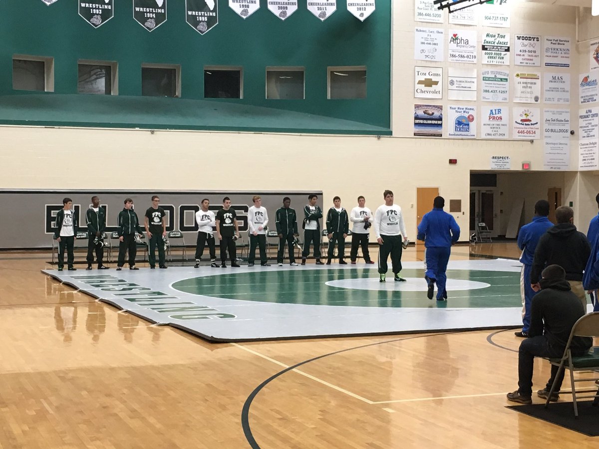 <a href="/Flaglerwrestlin/">FPC Wrestling</a> dual match tonight vs Palatka at <a href="/FPCHS/">Flagler Palm Coast High School</a> with first match starting at 6:45pm. Drew Dance at 126# kicks of the match. <a href="/FPCHSAthletics/">FPC Athletics</a>
