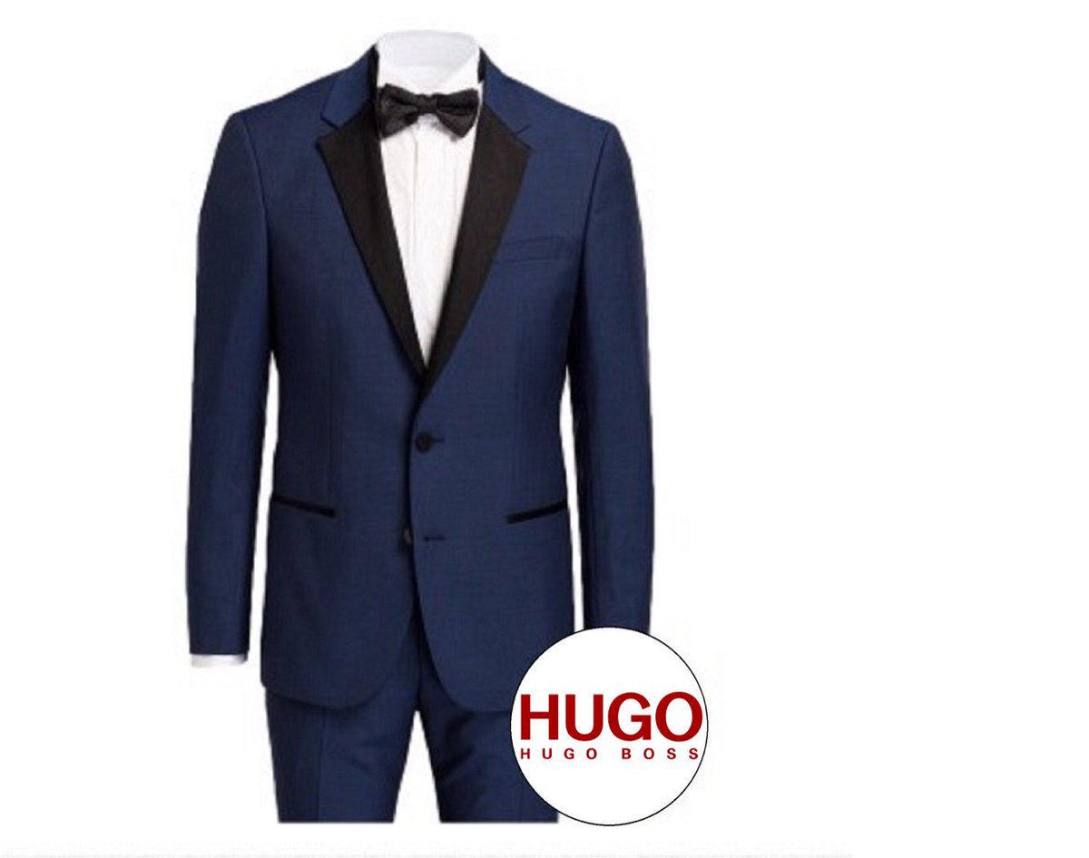 hugo boss navy blue tuxedo