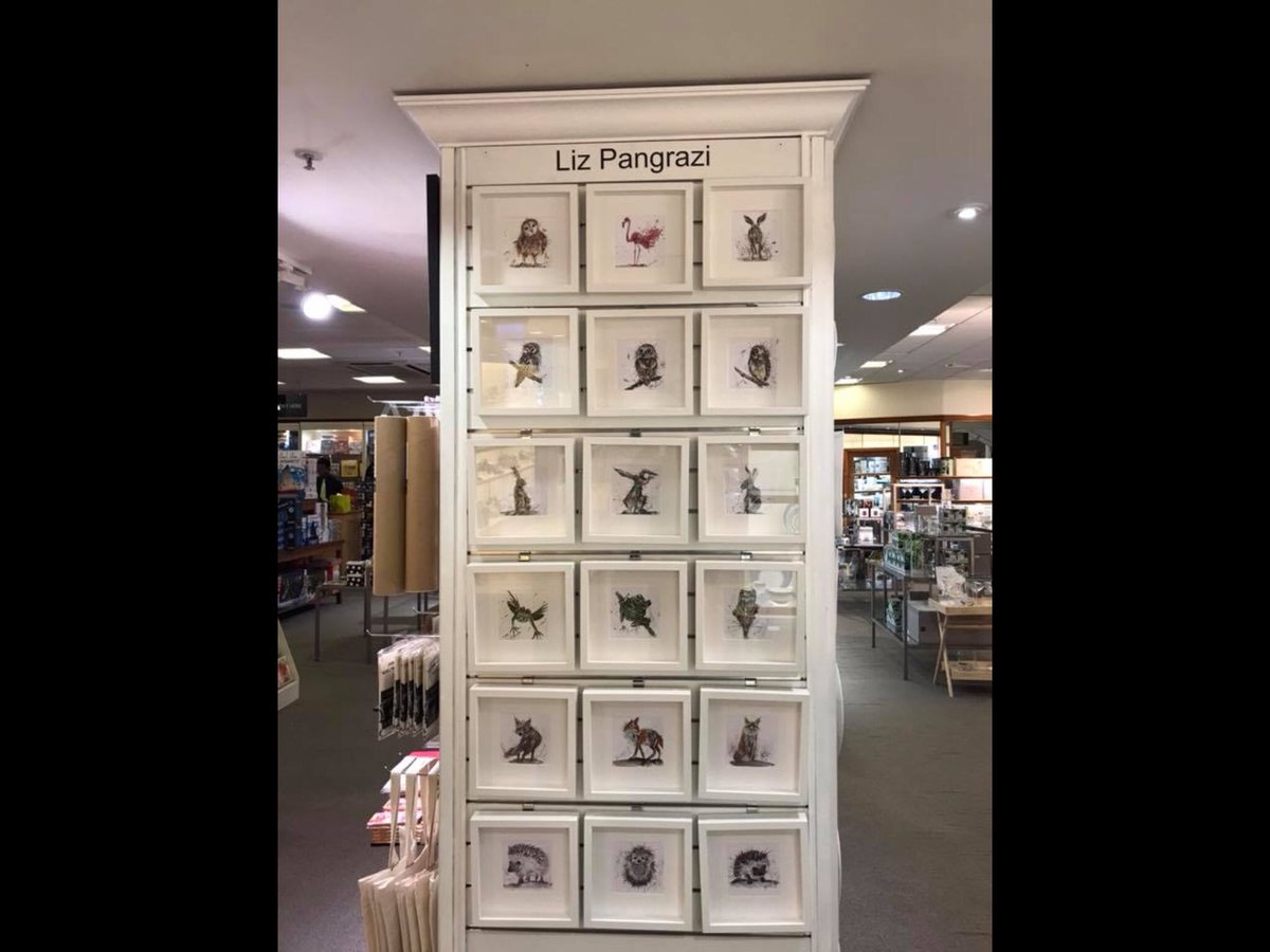 Extremely happy to have “sold out” of my watercolours <a href="/HoopersEdit/">Hoopers</a> #better get painting