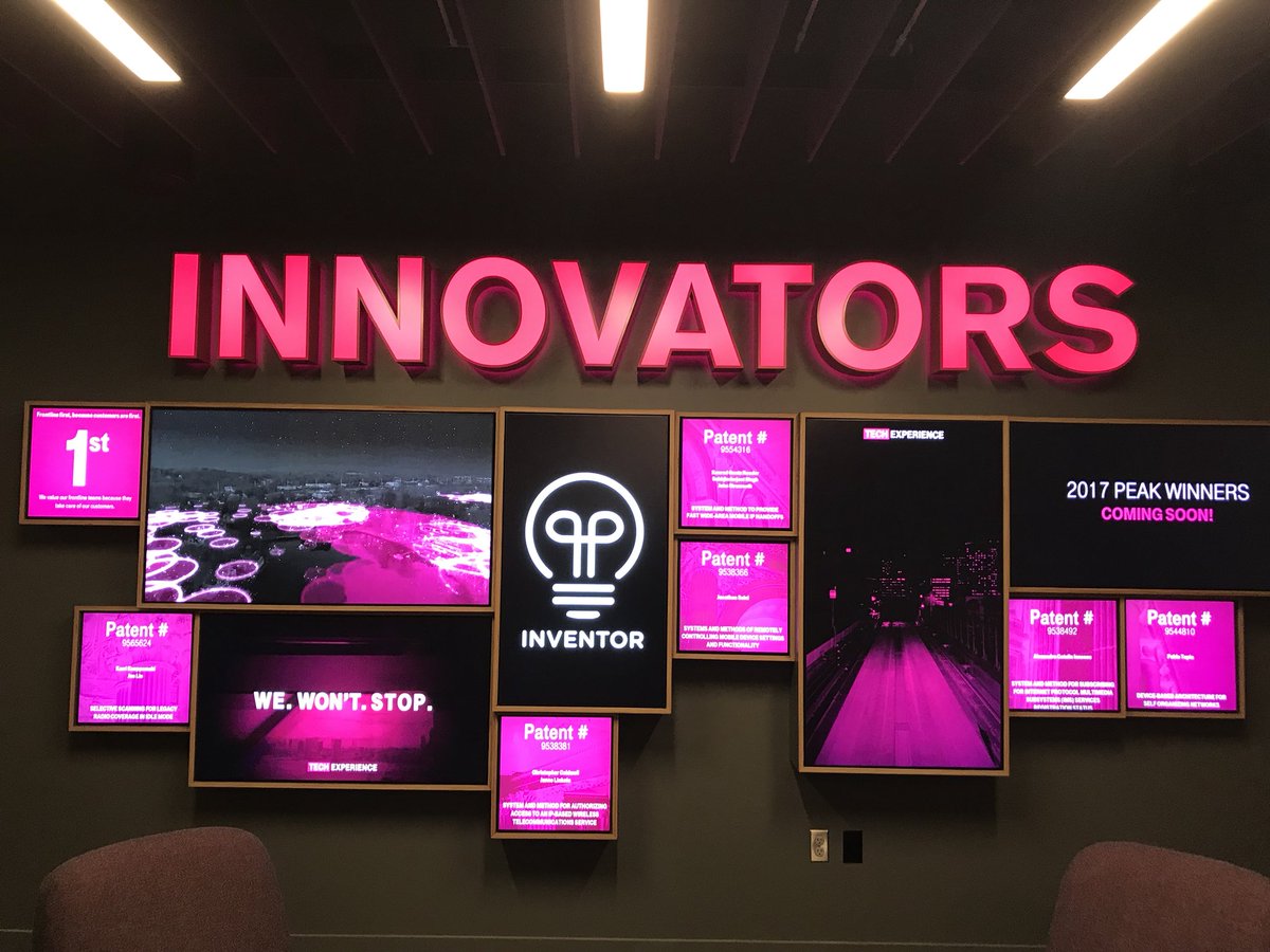 drakenic's tweet photo. Sneak peeks of the @TMobile Innovation Labs that opened today ! Incredible space where the future of customer experience is being innovated by Americaโs Best Unlimited Network ! @NevilleRay #TeamMagenta #WeWontStop #DigitallyObsessed https://t.co/IwvZ0MOHTX