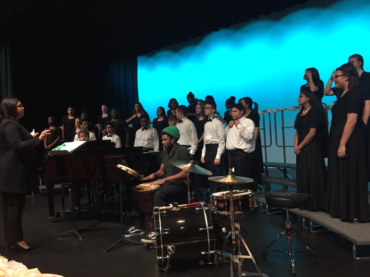 Douglass choirs getting ready for their Winter Concert. Should be a great show.