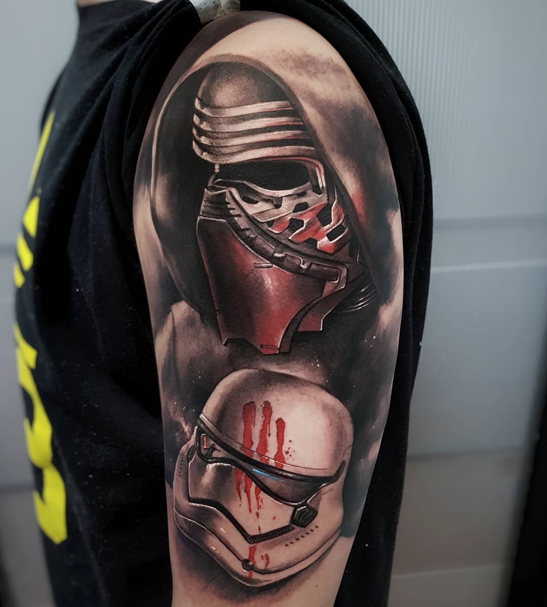 Pol_tattoo's tweet photo. KYLO REN &amp; FINN. 

¡Espero que os guste amigos!! https://t.co/veC7osD6dk