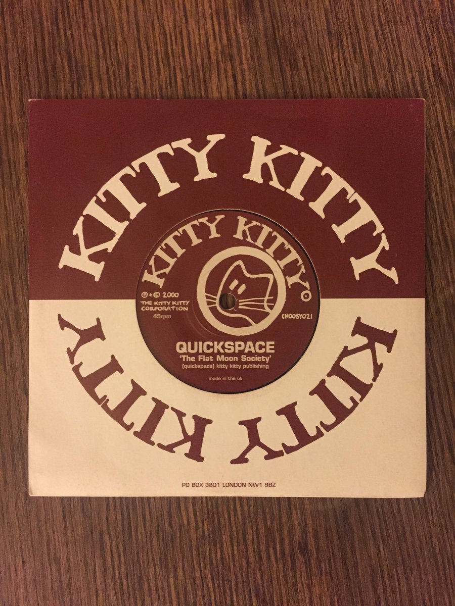 aabwpg's tweet image. If you’re gonna have a record label name it Kitty Kitty. #45 #recordsleeve #quickspace