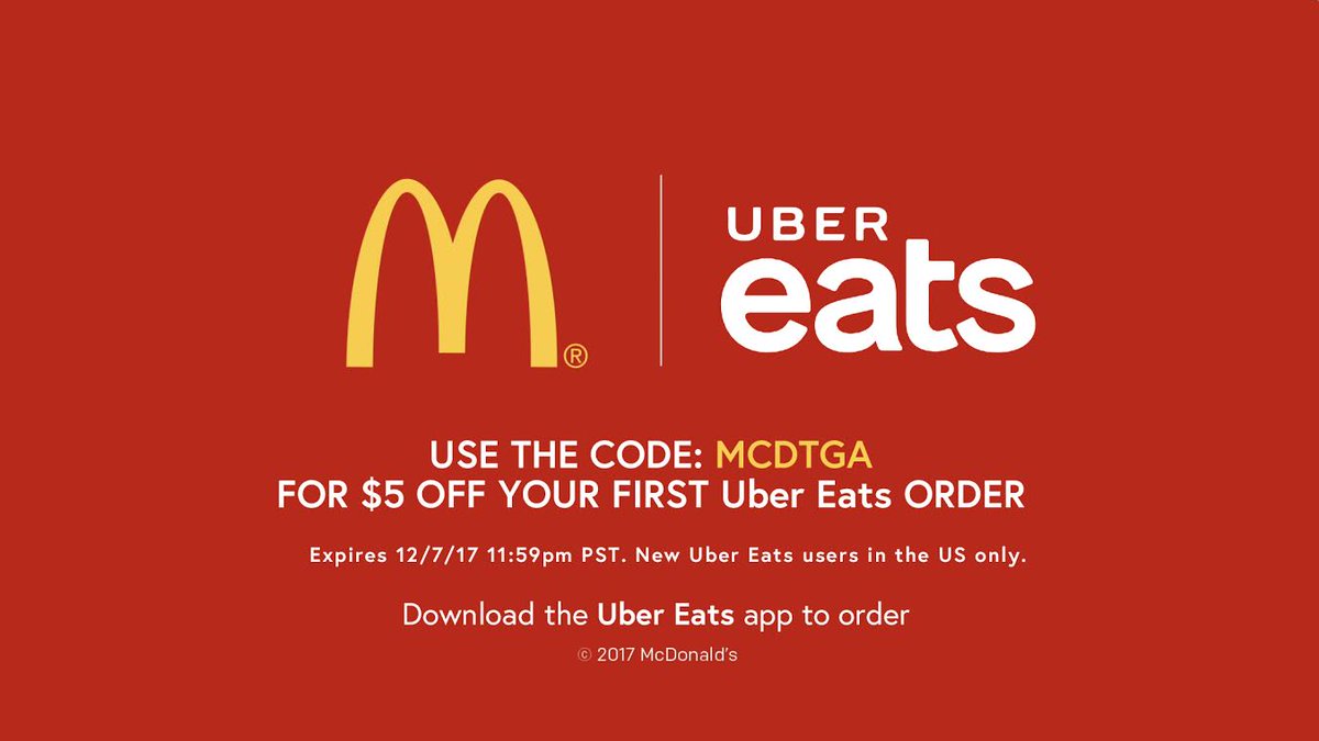 The Game Awards On Twitter Download Ubereats During Thegameawards And Order Mcdonalds Mcdelivery 5 Off Your First Ubereats Order Through 11 59 Pm Pt With The Code Mcdtga New Uber Eats Users In