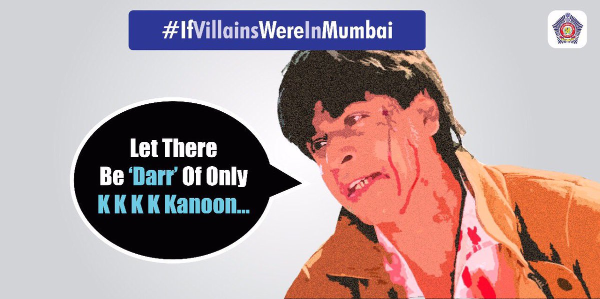 MumbaiPolice's tweet image. Tu haan kar... ya na kar...it’s your prerogative K K K K ‘Kiran’ #IfVillainsWereInMumbai