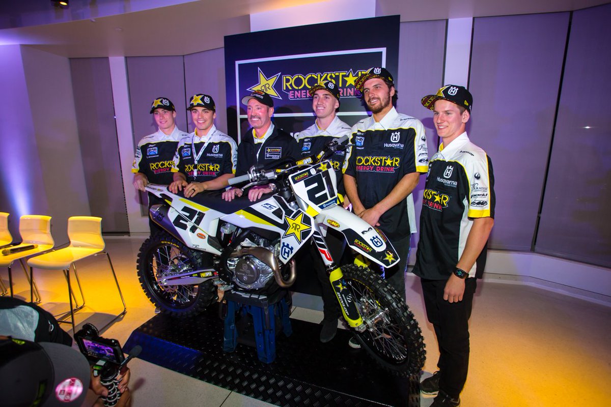 MotocrossNews's tweet photo. 2018 ROCKSTAR HUSQVARNA TEAM INTRO | GALLERY https://t.co/d3ddrbkEkw #motocross https://t.co/5Tpnlcqrnt