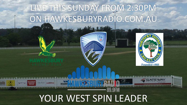 HawkesburyRadio's tweet image. Live This Sunday from 2:30PM on hawkesbryradio.com.au &amp;amp; Simulcast on @TripleHLeague it's @hawks_cricket &amp;amp; @NDCC1925 in the @KingsgroveSport T/20 @Thunder_BBL Conference Semi Final