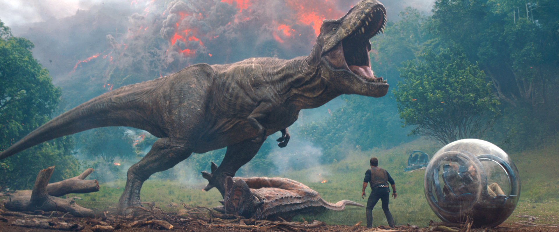 t rex in jurassic world fallen kingdom