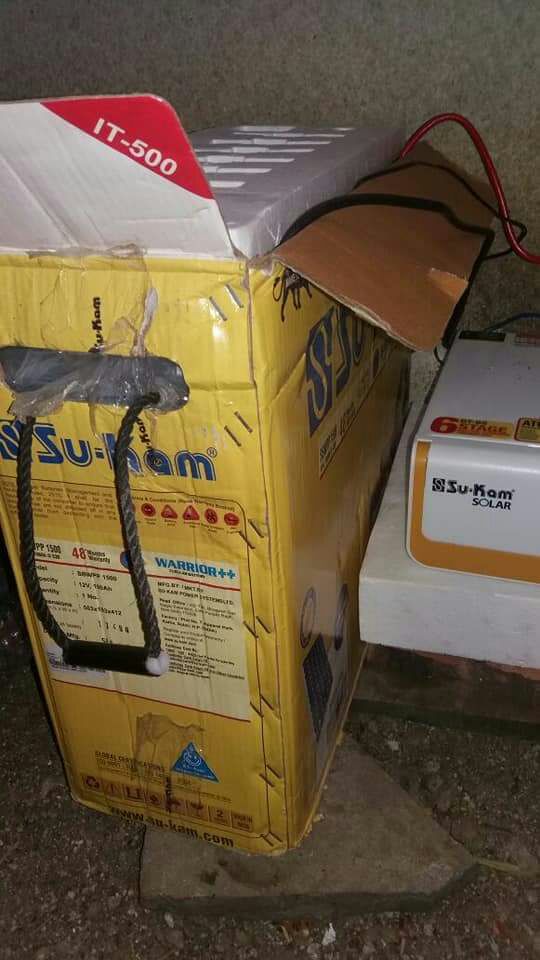 SukamIndia's tweet photo. People in village are also going solar, when will you..!!
Solar hybrid system (Brainy Eco 1100) installation in one of the village of Bhalki, Karnataka.
#BrainyEco
#GoSolarWithSukam #SukamSolar https://t.co/TmHdORzMxH
