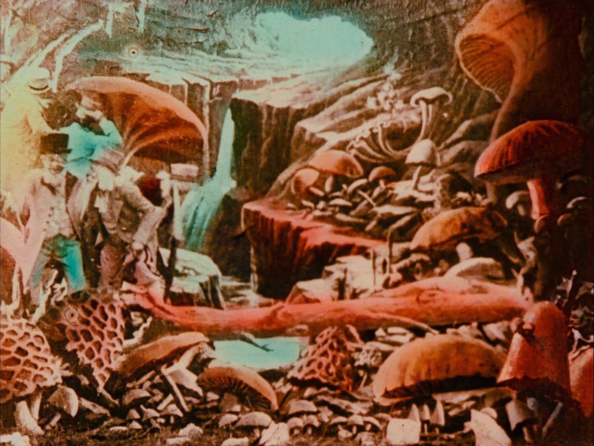 Tribeca's tweet photo. Happy 156th birthday to the movies’ first magician, Georges Méliès, director of over 500 films, including 1902's influential A TRIP TO THE MOON, seen here in its colorized version. https://t.co/y70ifsF5es