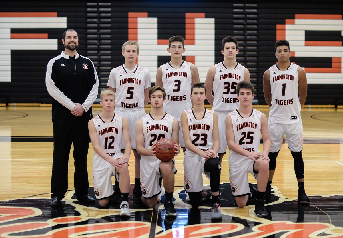 Farmington Tigers on Twitter "Farmington JV wins 6355 over Nice effort Tigers. 🐅🐾🏀…