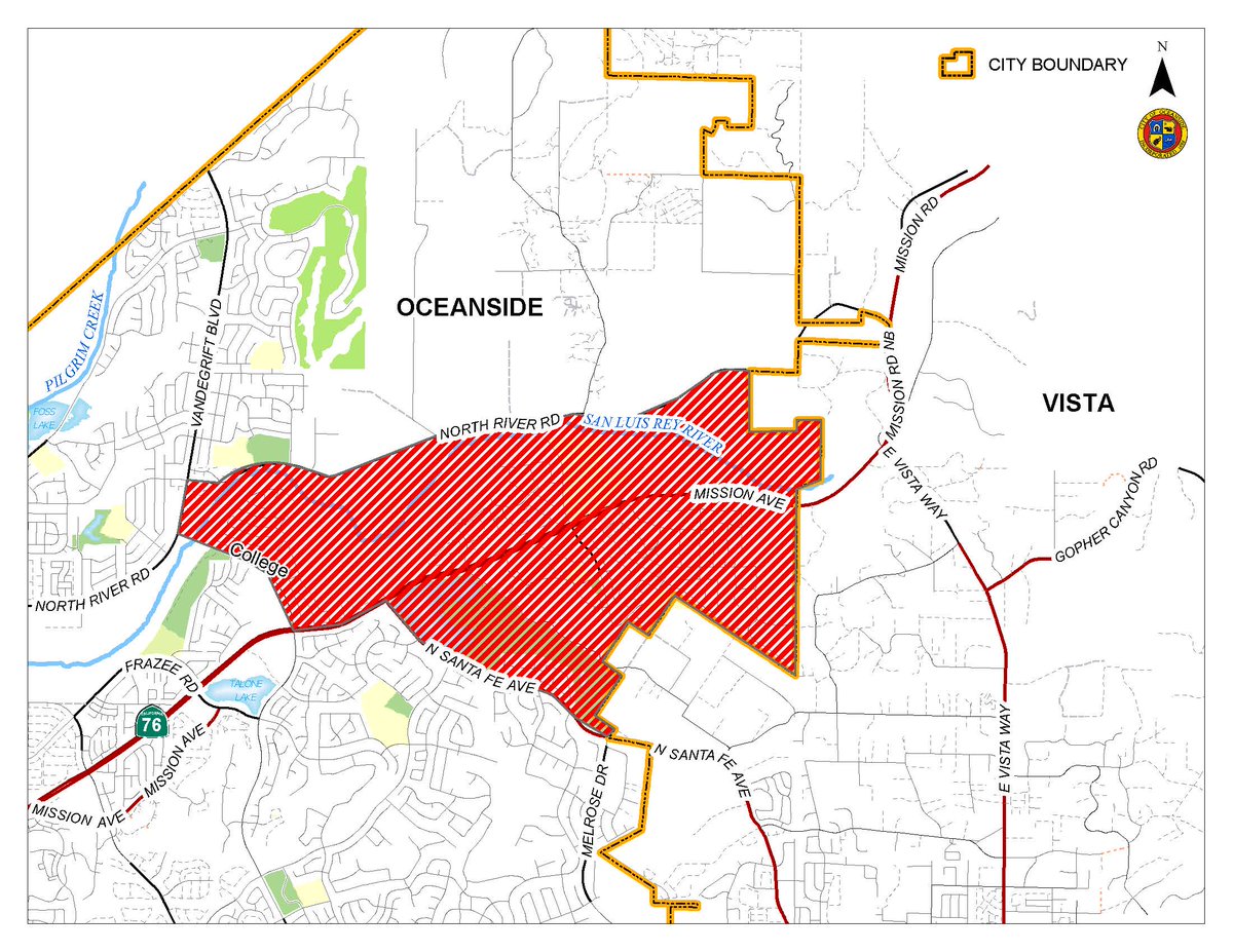 CityofOceanside's tweet image. Fire update:  If you live in this area, stay alert, there is an evacuation advisory. #Oceanside #LilacFire